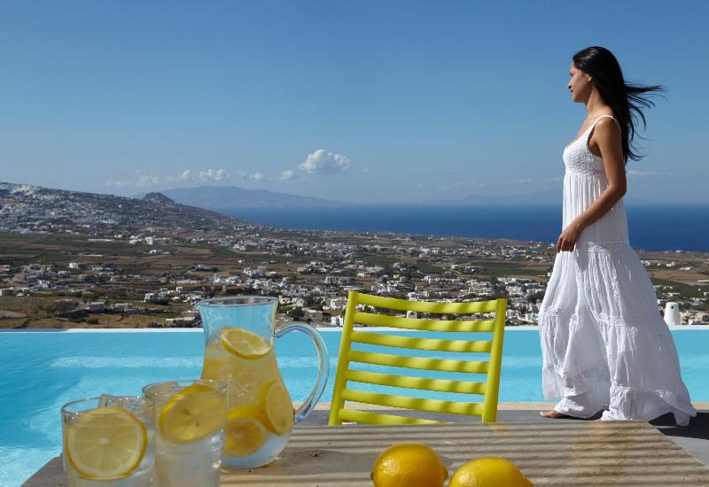 North Santorini A Luxury Spa Hotel Pýrgos Eksteriør billede